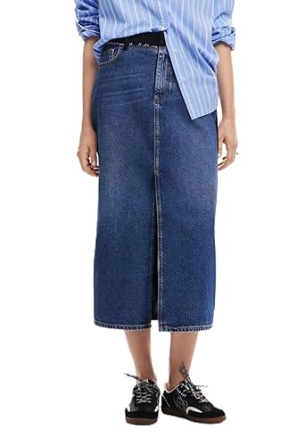 Desigual Woman FAL_Cervantes, Blue, XL - Amazon deal for $58.39