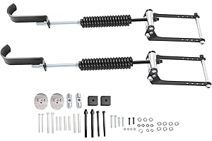BALOCEO Rear Leaf Spring Suspension Kit Compatible with 2009-2025 Ford F150 4WD Heavy Duty Suspension Leaf Spring Enhancement Kit Powder Coated