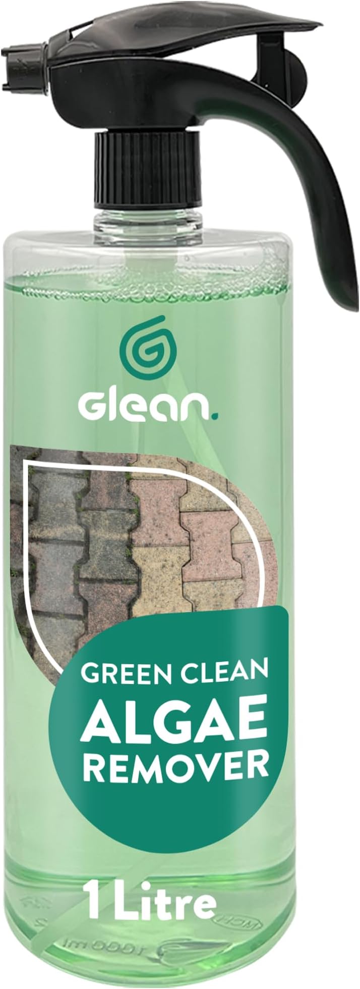 GLEAN Green Clean Algae Remover 1L Covers 10m² Ready to Use Spray