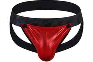 JOCKMAIL Mens Jockstrap Underwear Fasion Athletic Supporter with Removeable Pouch Men Jock Strap