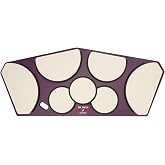 Vic Firth HHPQSR Heavy Hitter Quadropad Practice Pad with Rims - Small