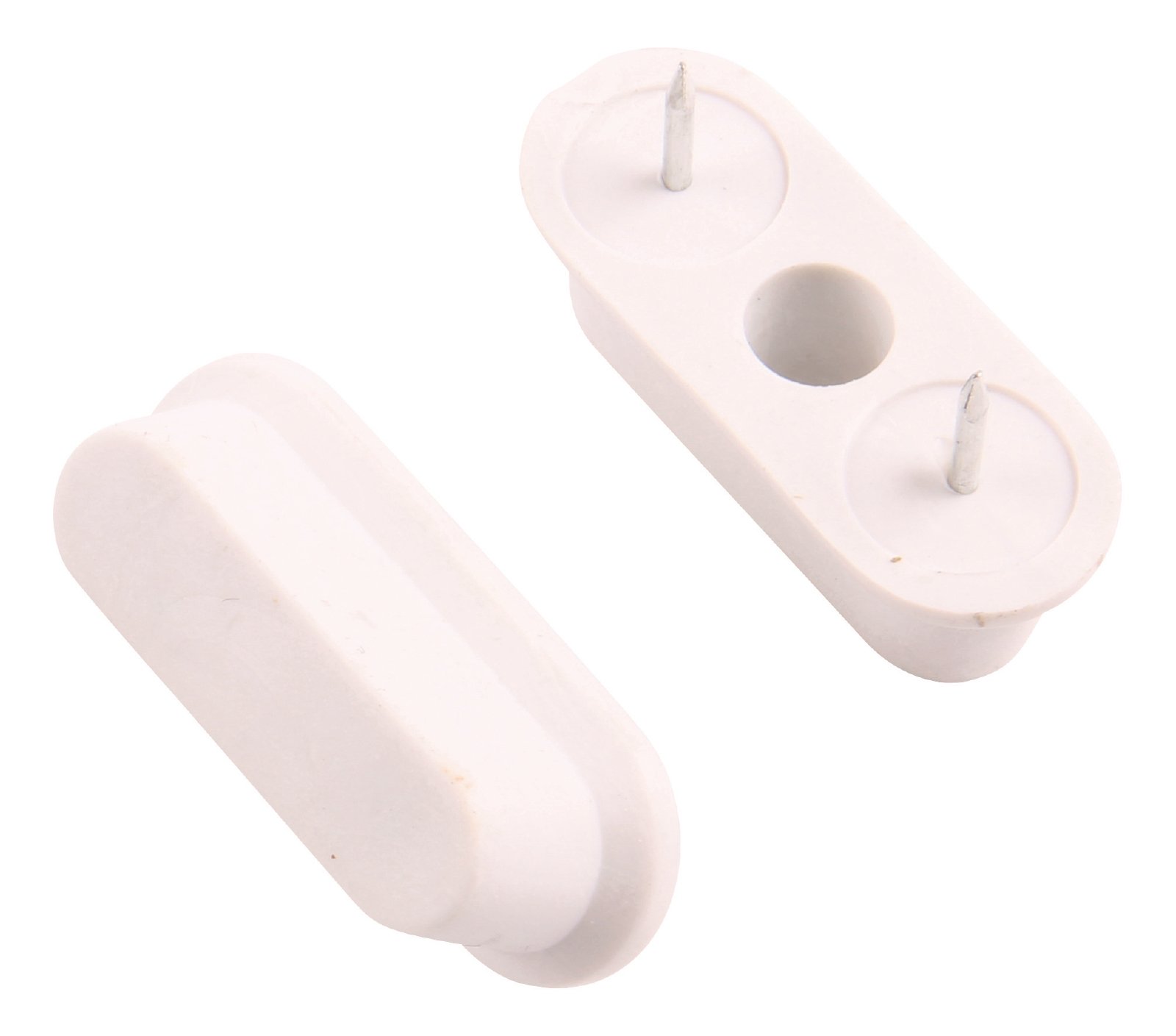 WC Seat| Support Stopper for Toilet Seat | Spacer for WC Glasses | Muffler | White | Plastic, White, 65136 3