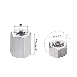 uxcell M5 x 0.8-Pitch 10mm Length 304 Stainless