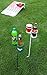 Decko Outdoor 30252 Heavy Duty Double Beverage Holder, White/Black, 2-Pack