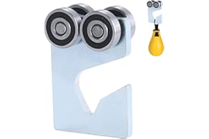 Fuperoo 4-Wheel Trolley Assembly Rollers.Strut Channel Rollers Trolley.for use with 1-5/8" Wide and All 1-5/8" or Taller Strut Channel.