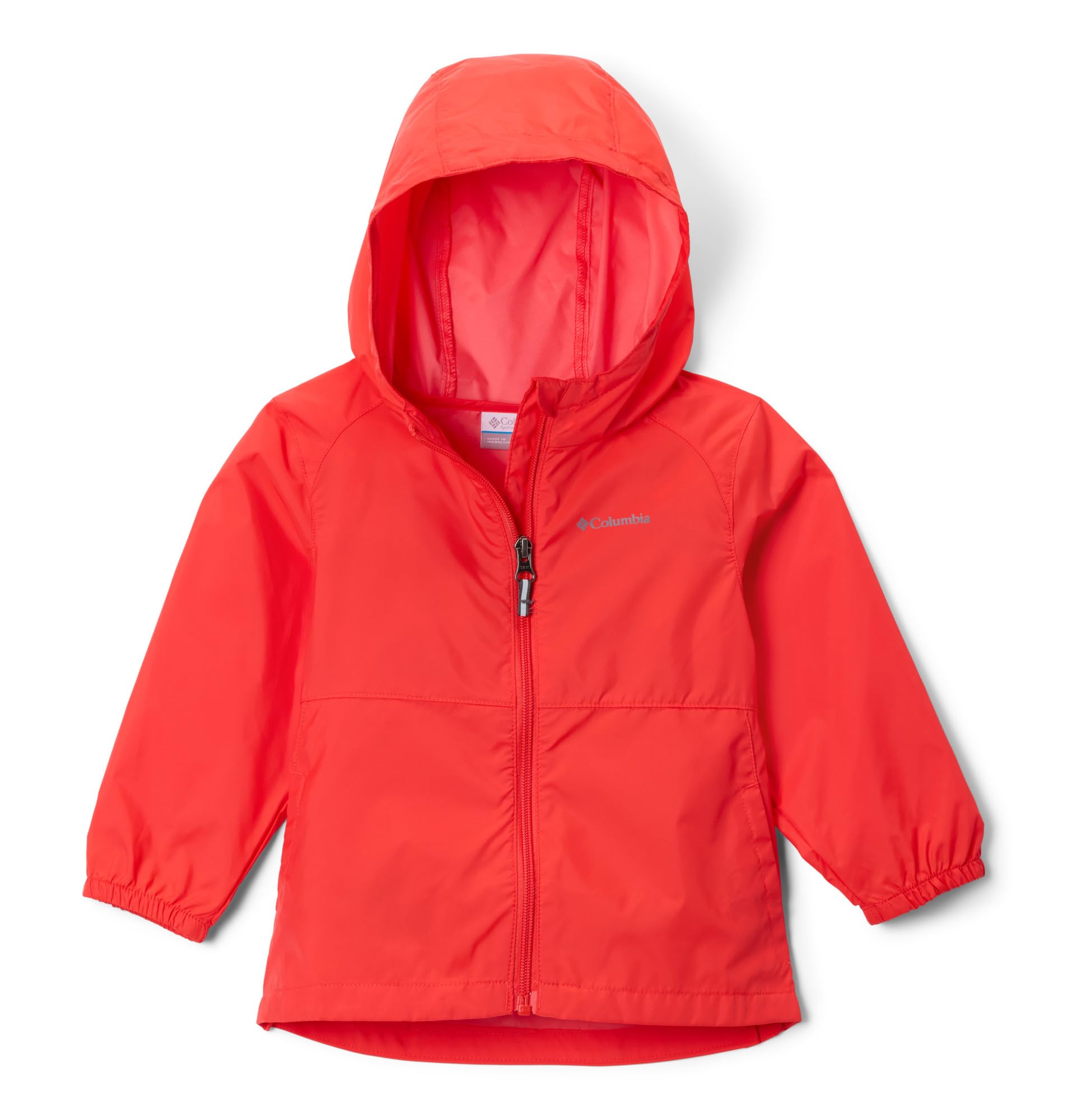 Columbia Youth Girls Switchback II Rain Jacket, Poppy Red, Large Image