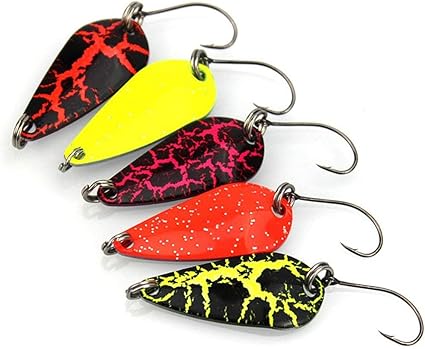 HENGJIA 1 Set (10 Pezzi/scatola) Esca Da Pesca In Metallo In