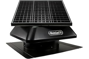 QuietCool 40 Watt Solar Powered Roof Mount Attic Fan