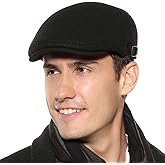 Sumolux Mens Newsboy Cap Winter Beret Hat Cabbie Flat Cap