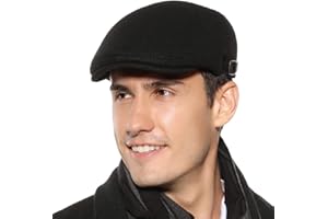 Sumolux Mens Newsboy Cap Winter Beret Hat Cabbie Flat Cap