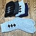 Premium Men's Winter Socks By Ywjiepan - Extremely Thick & Soft Design, Warm & Comfortable Elite socks, Cute & Adorable Patterns,Christmas Or Valentine's Day Gift - 4-Pack