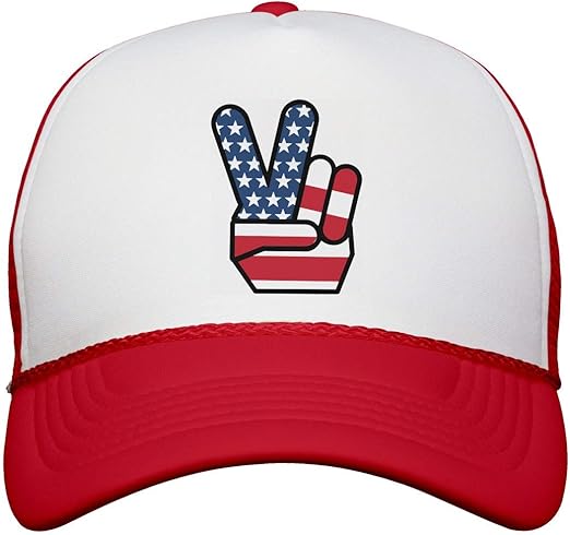 custom red trucker hat
