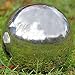Whole House Worlds The Crosby Street Stainless Steel Gazing Ball for Homes and Gardens, 7