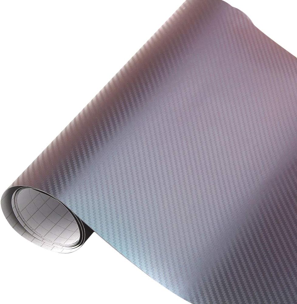 30cmx152cm DIY Bubble Free Air Release High Glossy Chameleon Carbon Fiber Film Car Foil