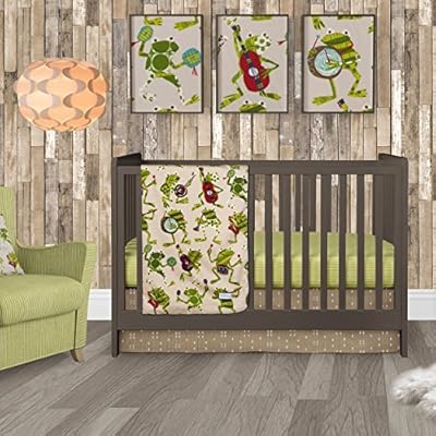 frog crib bedding