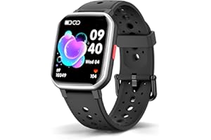 MgaoLo Kids Smart Watch for Boys Girls,Games Fitness Tracker with HR Sleep Monitor,Sport Activity Tracker with Pedometer Steps Calories Counter,DIY Watch Face Touchscreen