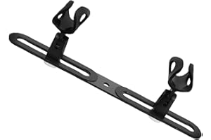 FOMIYES Double Aluminum Microphone Stand with 2 Mic Clips and Clamps Desktop Mic Holder Adapter