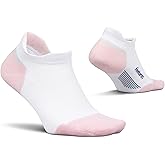 Feetures Elite Max Cushion No Show Tab Ankle Socks - Sport Sock with Targeted Compression