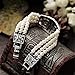Multilayer Imitation Pearl Strand Bracelet Crystal Bracelet for Women Gilrs Cyber Monday Week Deals