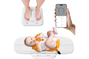 GROWNSY Smart Baby/Pet Scale,Digital Baby Weight Scale with App for Tracking Growth of Infant, Toddler,Puppy,and Cat—Supports