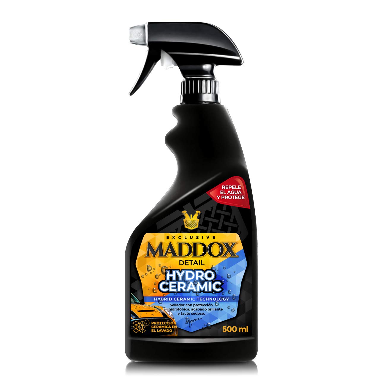 Maddox Detail - Hydro Ceramic 500 ml | Car Paint Sealant | Car Polisher and Hydrophobic Ceramic Protection | Water and UV Repellent | Durable Protective Layer | Ceramic Car Coating