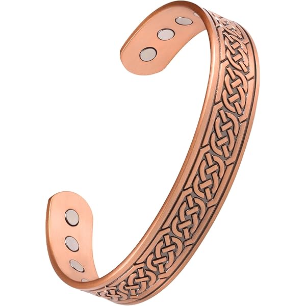 Copper Bracelet For Men And Women, 99.9% Pure Copper Magnetic