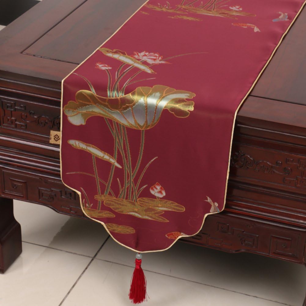Classical table runner cover/Coffee table cloth/European-style modern dining table cloth-B 33x250cm(13x98inch)