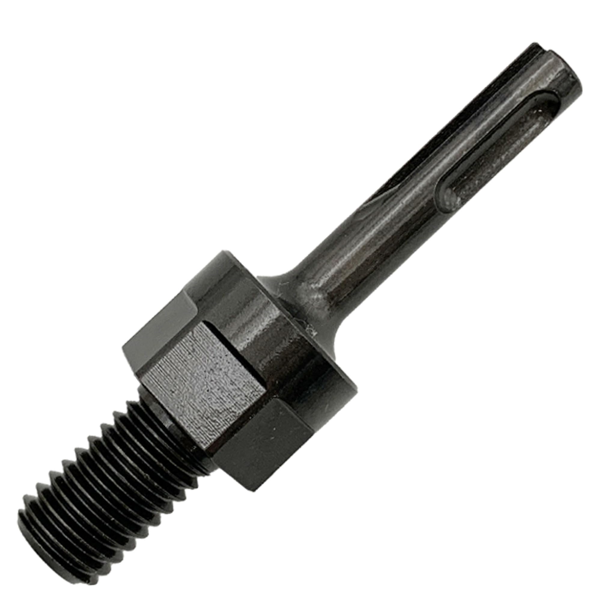 5/8"-11 Male to SDS Plus Core Drill Adapter for Core Bits. Heat-treated steel with high strength for longer durability.