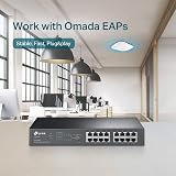 TP-Link TL-SG1016PE Gigabit PoE Network Switch 16 Ports 8 PoE view 6