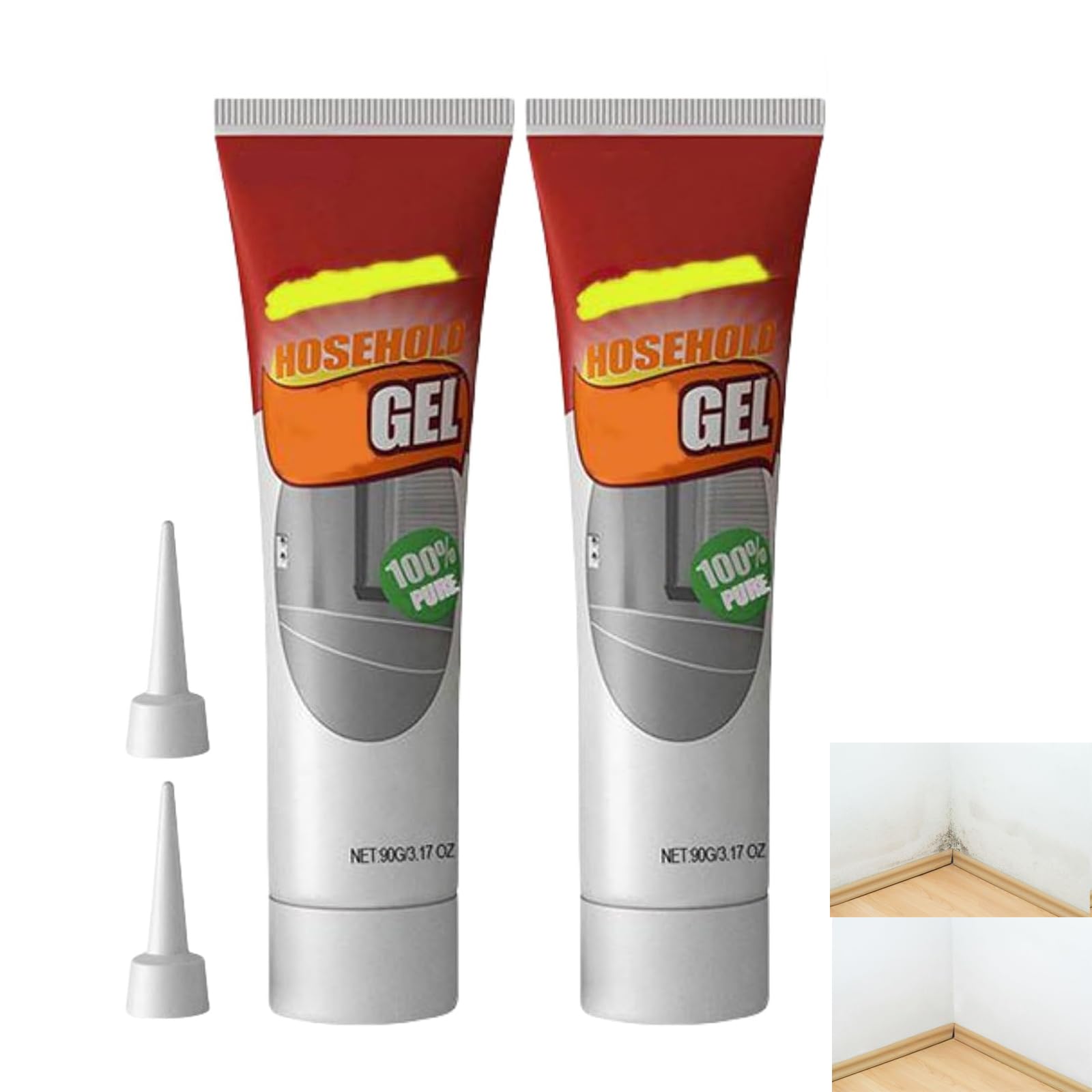 Photo 1 of 2PCS Magic Remover Gel,Highly Effective In Penetration,Suitable For Bathroom And Kitchen Tile Gaps,Wall Cleaning,Safe Formula That Does Not Damage The Surface