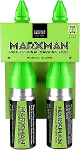Charles Bentley Marxman Chalk Pen Twin Pack - Green Non-Permanent DIY Marking view 2
