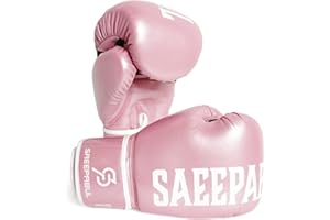 SAEEPABUL Pro Boxing Gloves for Men and Women Suitable for Boxing Kickboxing Mixed Martial Arts Maui Thai MMA Heavy Bag Fighting Training