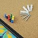 Lockways Cork Board Bulletin Board| Wall-Mounted Double Sided Corkboard 36