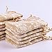 Whaline 20 Packs Rose Lace Burlap Bags with Drawstring Gift Bags Jewelry Pouch for Wedding and Valentine’s Party DIY Arts & Crafts Presents, 5.3 x 3.9 inches