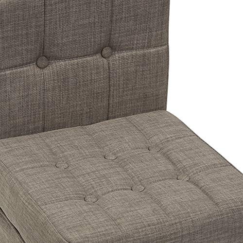 Silverwood Vanity Bench, Tan - Thumbnail 3