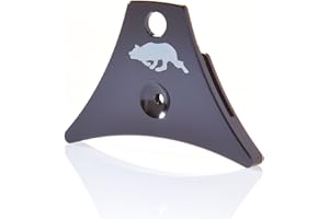 LOGAN WHISTLES Logan A1 Shepherd Whistle with Collie Etch - Black