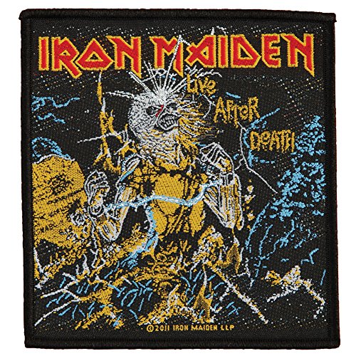 Iron Maiden Live After Death Patch Album Art Heavy Metal Woven Sew On Applique