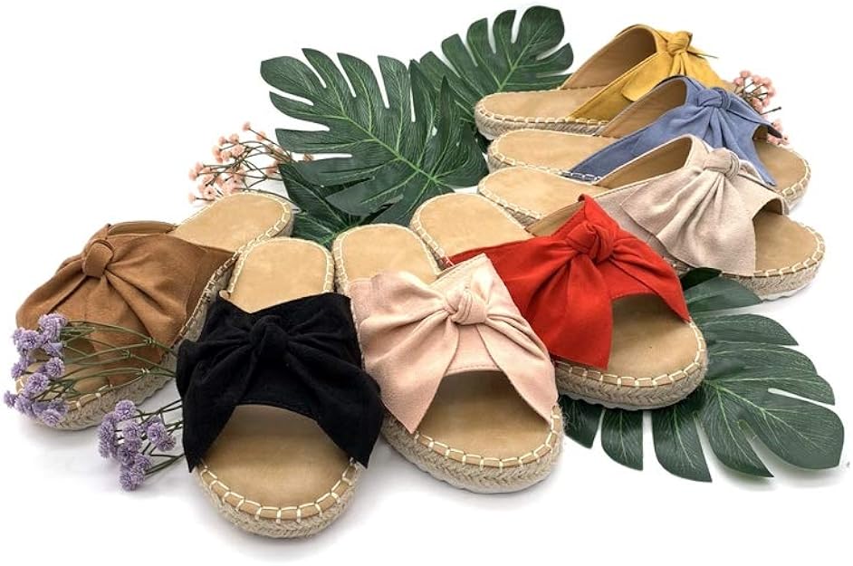 Angkorly Zapatillas Moda Mules Sandalias romántico Vendimia/Retro Playa  Mujer Nodo Cuerda Trenzado tacón Plano 2 CM Sandalias y palas Sandalias de  pala