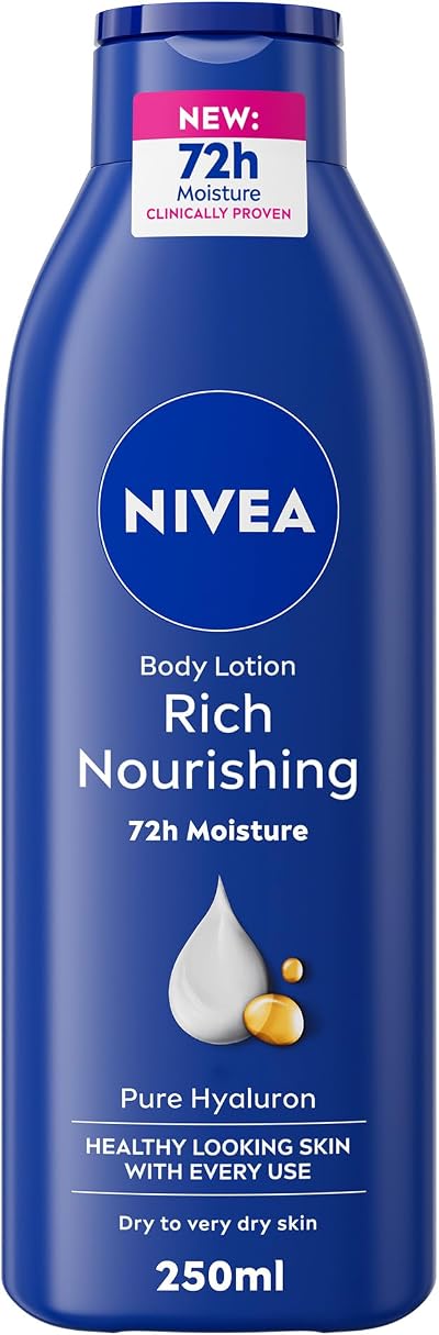 Nivea Nourishing Body Lotion with Almond Oil 250ml Hydrating Skin Care
