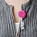 3 Pack Flower Retractable Badge Holder, Colorful Cute Badge Reel Clip for Women Card Holders, 3 Pack(Pink+Rose red+Blue)