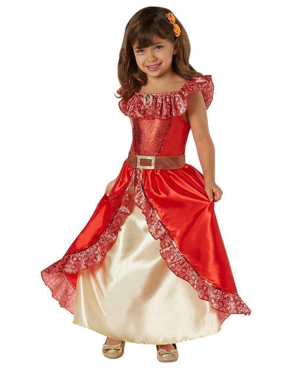 Rubie's Official Disney Elena of Avalor Deluxe Girls Fancy Dress, Childs Costume Size Small Age 3-4