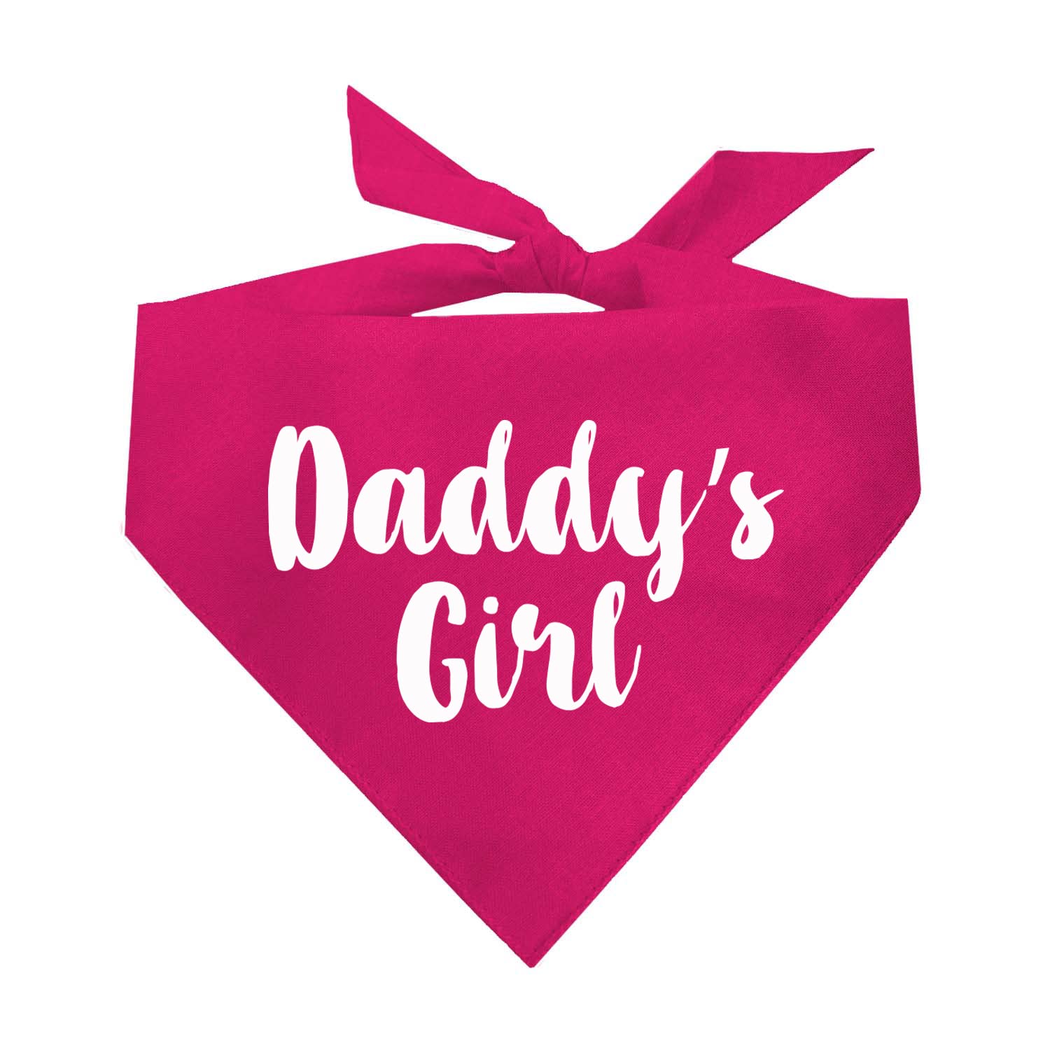 Daddy's Girl Triangle Dog Bandana (Assorted Colors)