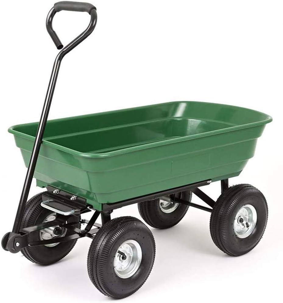KJRJTC Solid Tires Wheel Residential Yard Rover Wheelbarrow and Yard