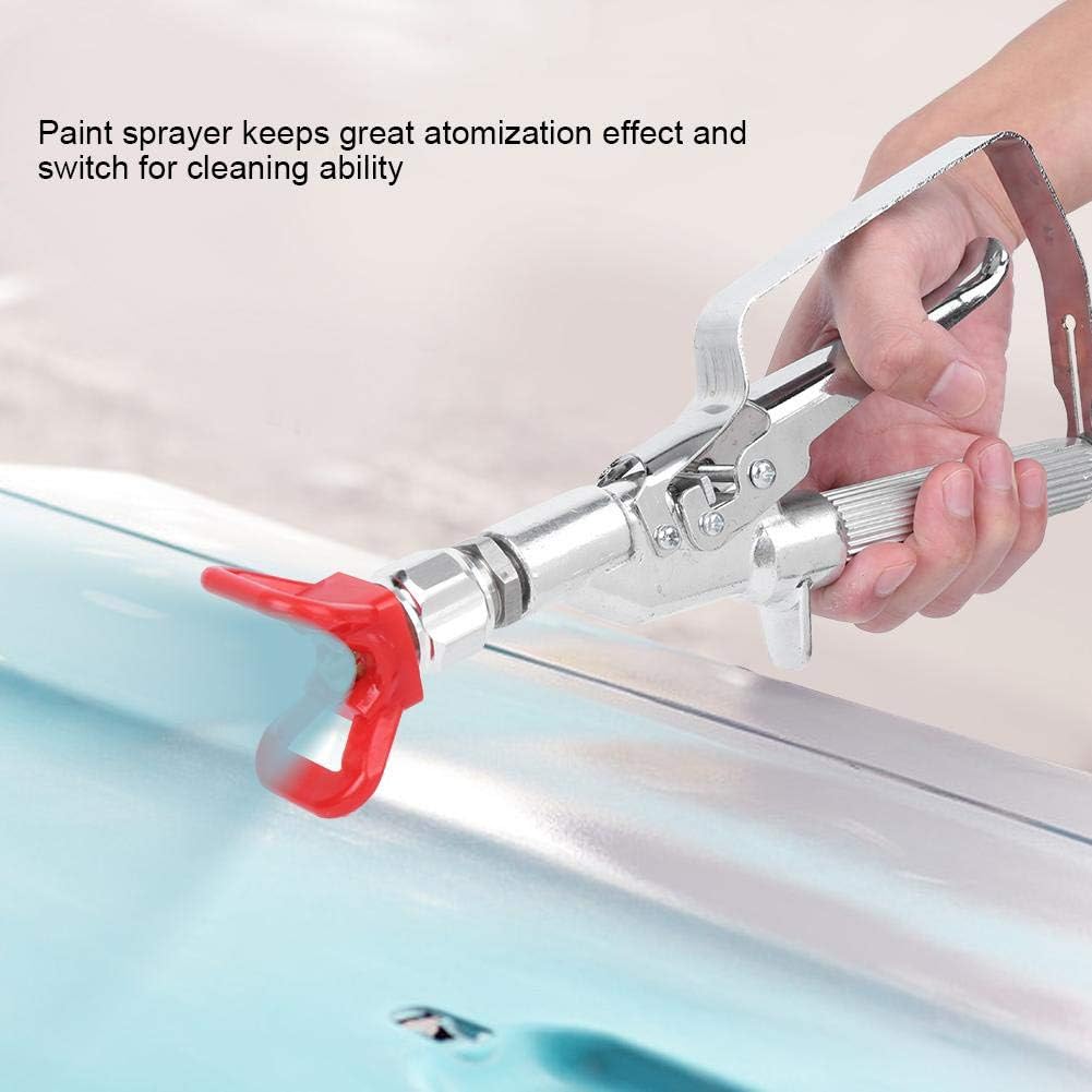 Paint Sprayer High Pressure Straight Rod G1/4-Inch Airless Paint Sprayer with Great Atomization Effect for Spray Painting - Image 5