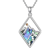 VLIEGEN Mustard Seed Necklace - Stainless Steel Faith Mountain Jewelry for Women & Men