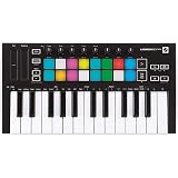 Novation Launchkey Mini [MK3] — Portable 25-Key, USB, MIDI Keyboard Controller with DAW Integration. Chord Mode, Scale Mode, 