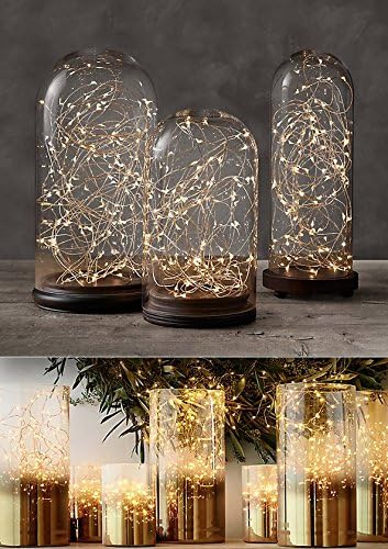 Fairy Mason Jar Lights, Battery Warm White, String Wedding, Christmas Decor (WARM WHITE)