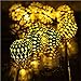 Solar String Light Outdoor, Goodia 30 LED Gold Moroccan Waterproof Warm White String Lights for Curtain,Bedroom,Patio,Lawn,Landscape,Fairy Garden,Home,Wedding,Holiday,Christmas Tree,New Year,Party