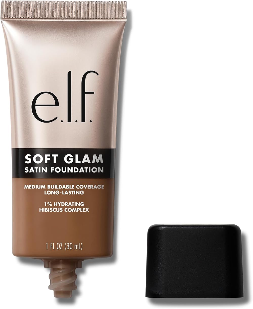 e.l.f. Soft Glam Foundation Medium Coverage Satin Finish 54 Deep Neutral