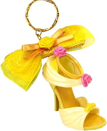 Amazon ベル キーチェーン キーホルダー キーリング 黄 ディズニー プリンセス 靴 モチーフ 靴 シリーズ 東京 ディズニーリゾート限定 アニメ 萌えグッズ 通販